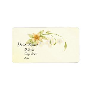 Décontracté Spring Floral Mariage Avery Étiquette
