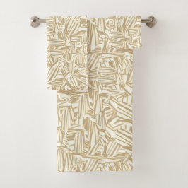 Décor brun clair ou beige et blanc