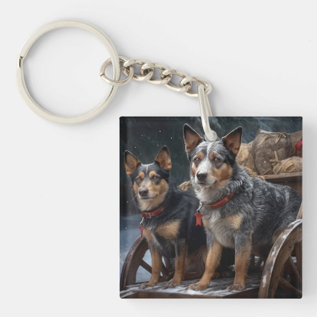 Décor de Noël australien Snowy Sleigh (Devant)