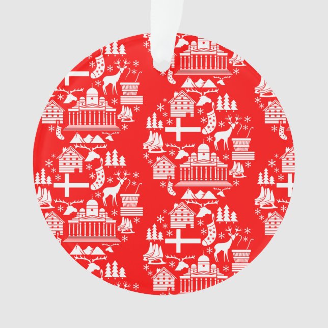 Décor de Noël finlandais traditionnel (devant)