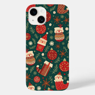 Décor de Noël iPhone 14 coque