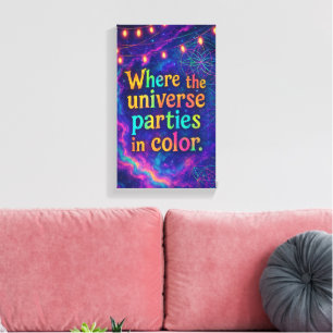 Décor de toile de carnaval cosmique Universelle Cr