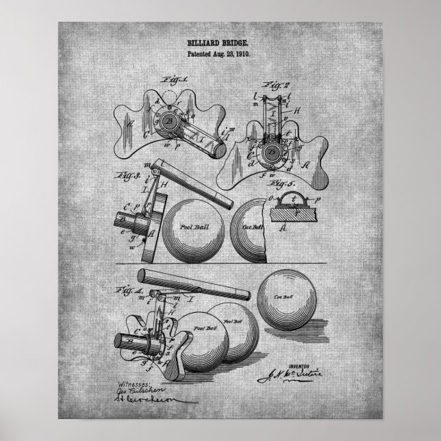 Decor des Pools 14 Billard Plakat drucken (Vorne)