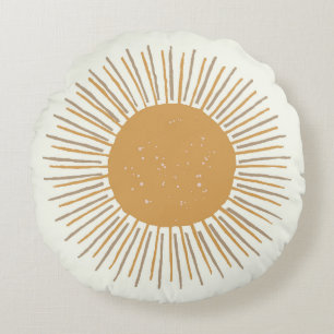 Décor dortoir coussin de sun boho or, décoration d