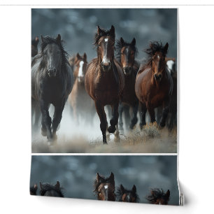 Décor du mur majestueux du cheval