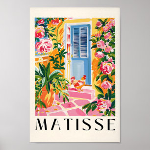 Décor Farmhouse Rose, Impression Poulet, Tropical