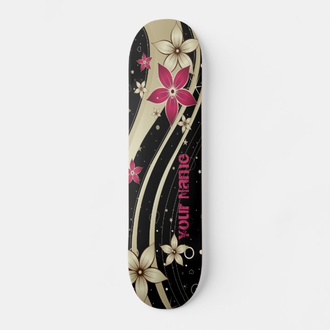 Décor Fleur 19 Skateboard (Recto)