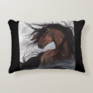 Décor majestueux de maison de coussin de cheval