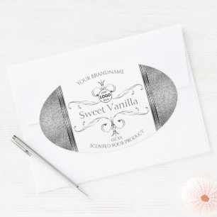 Décor oré Étiquette avec logo