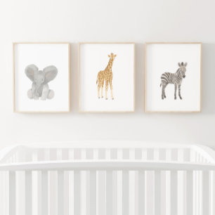 Décor pour bébé Safari animal Nursery Décor