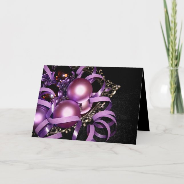 DECOR PURPLE DE LA CARTE DE LA RELIGION CHRÉTIENNE (Devant)