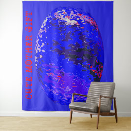 DECOR_Room_NIEDLICH MOTHER GIFT_IMG_BLUE_RMDESIGNF Wandteppich