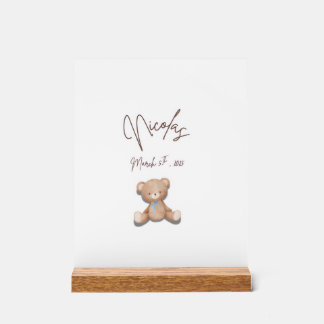 Décor table Ours En Teddy