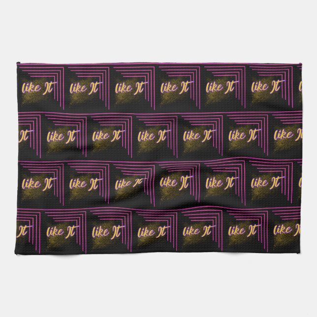 Décor Vibrant Küchenhandtuchdesigns auf Zazzle Geschirrtuch (Horizontal)