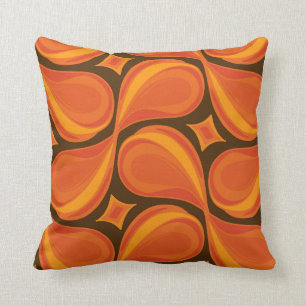Décor vintage rétro coussin années 60 les années 7
