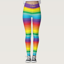 Decora Kei Bright Regenbogenfarben Streifen
