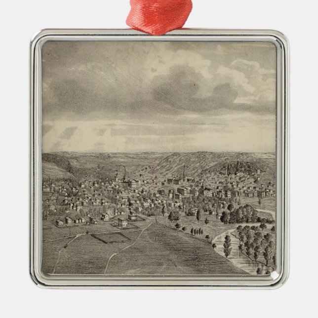 Decorah, Winnesheik Co, Iowa Ornament Aus Metall (Vorne)