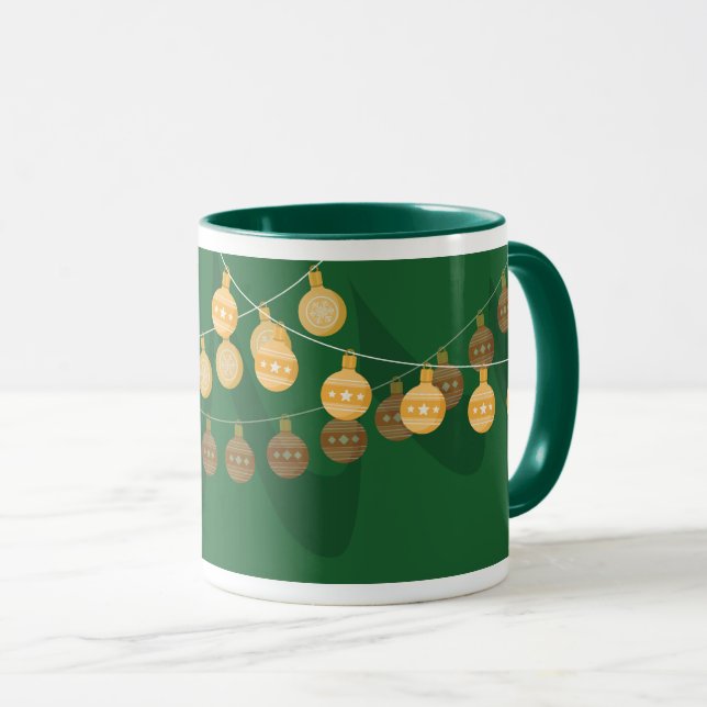 Decorated Christmas tree mug Tasse (VorderseiteRechts)