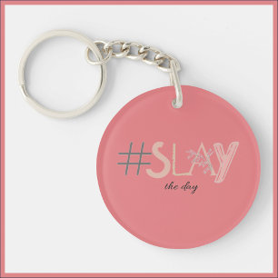Décoratif rose et beige SLAY le Porte - clé de jou