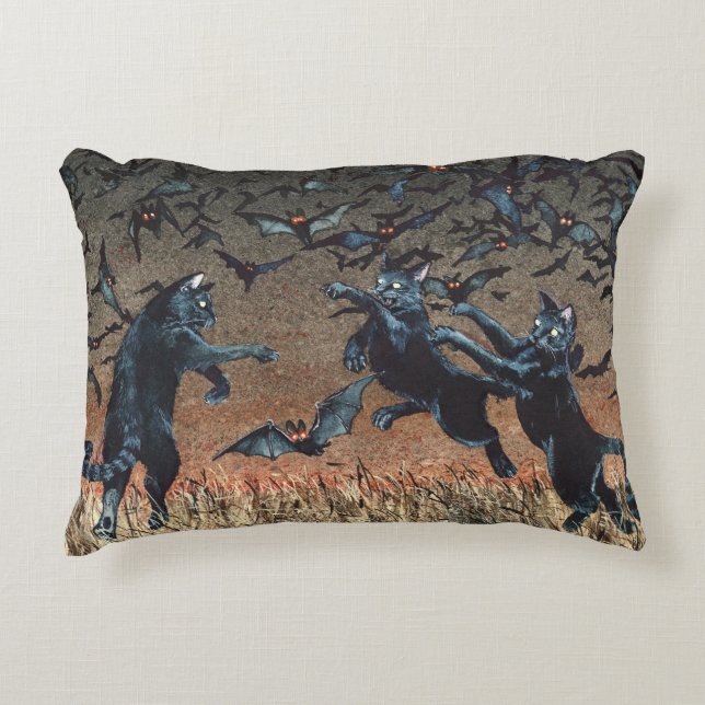 Décoratifs Coussins Batting Cat (Devant)