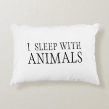 Je Dors Avec Des Animaux Coussins