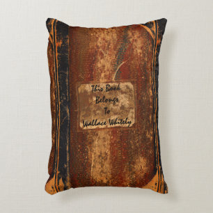 Décoratifs Livre rustique Couverture Coussins Vieux Grunge Li