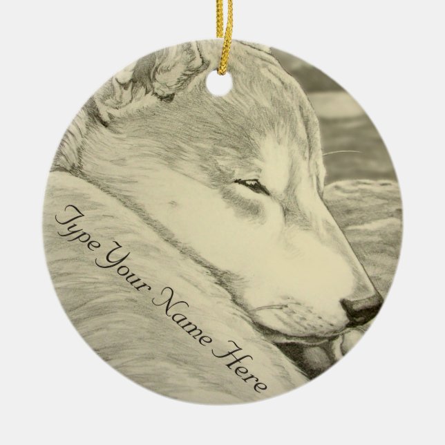 Décoration d'art de chien personnalisée par (Devant)