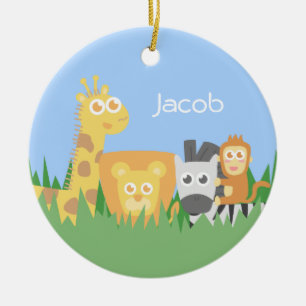 Décoration de chambre d'enfants d'animaux de safar