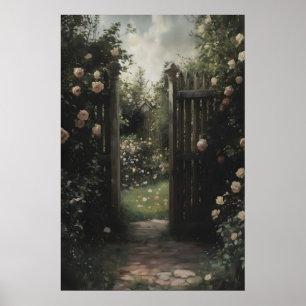 Décoration de jardin vintage romantique Rose Cotta