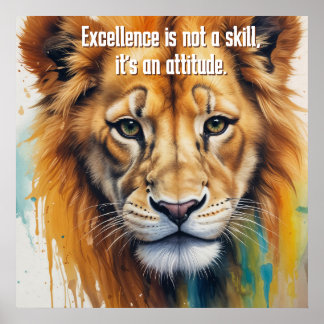 décoration de lion face-Wallart Peinture