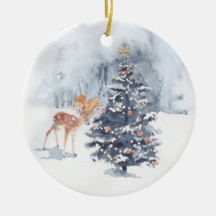 Décoration de l'ornement en céramique du cerf et d