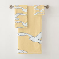 Décoration de maison Oiseau en vol crème