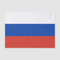 décoration de mode Russie, papier de soie drapeau