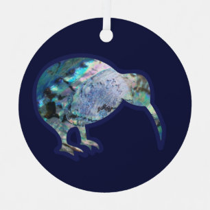 Décoration de Noël aux oiseaux Pāua Kiwi