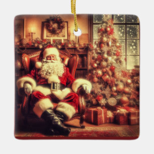 Décoration de Noël vintage du Père Noël