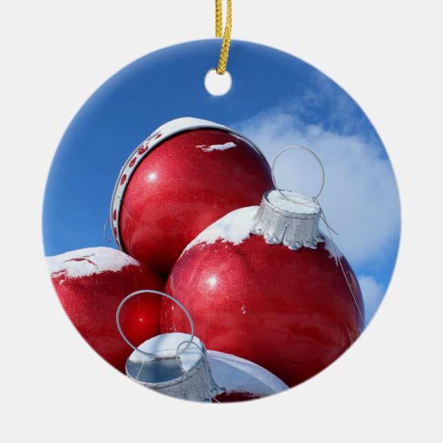 Décoration de photo d'ampoule de Noël (Devant)