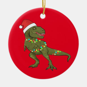 Décoration de Santa T-Rex