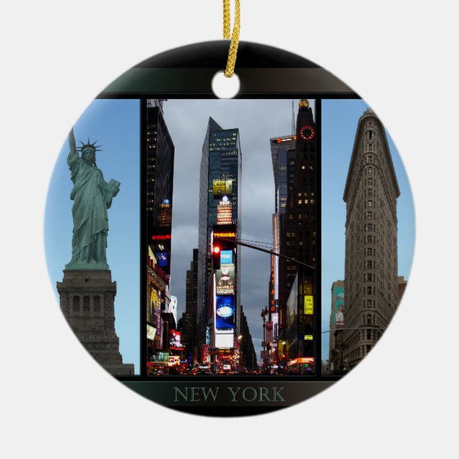 Décoration de souvenir de New York d'ornement de (Devant)