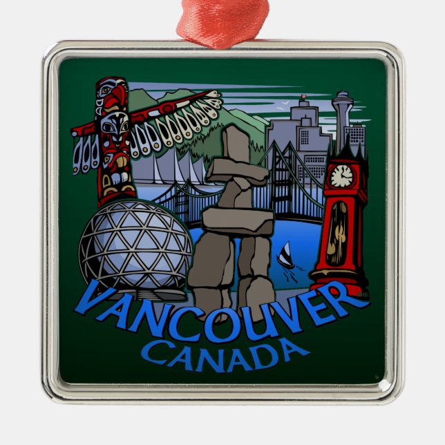 Décoration de souvenirs ornementaux de Vancouver C (Devant)