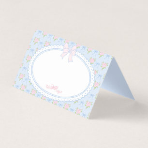 Décoration de table de carte de placement floral f