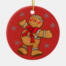 Décoration d'ornement de Noël de pain d'épice