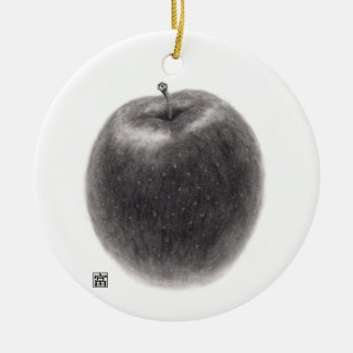 DÉCORATION EN CÉRAMIQUE 2個のりんご