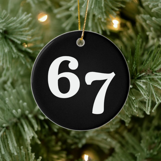 Décoration En Céramique 67 Funny Gen Alpha Lingo (Arbre)