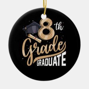 Décoration En Céramique 8th Grade Graduate Class 2022 Graduation Senior