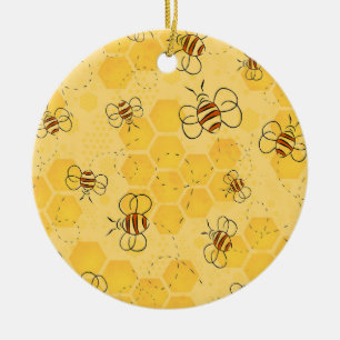 Décoration En Céramique Abeille Bourdonnante Abeilles Mignonnes 
