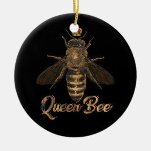 Décoration En Céramique Abeille de la Reine de la Couronne de l'apiculture