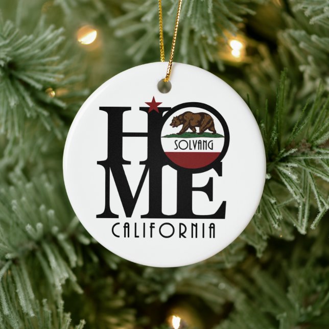 Décoration En Céramique ACCUEIL Solvang Californie (Arbre)