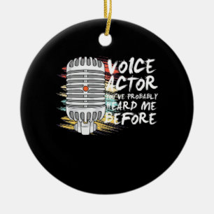 Décoration En Céramique Acteur vocal avant