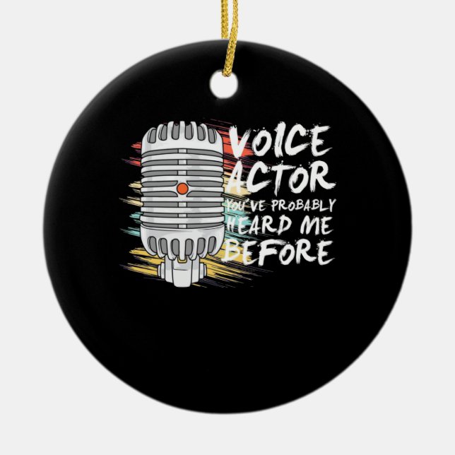 Décoration En Céramique Acteur vocal avant (Devant)