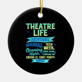Décoration En Céramique Actress Nerd Actor Musical Acter Spian